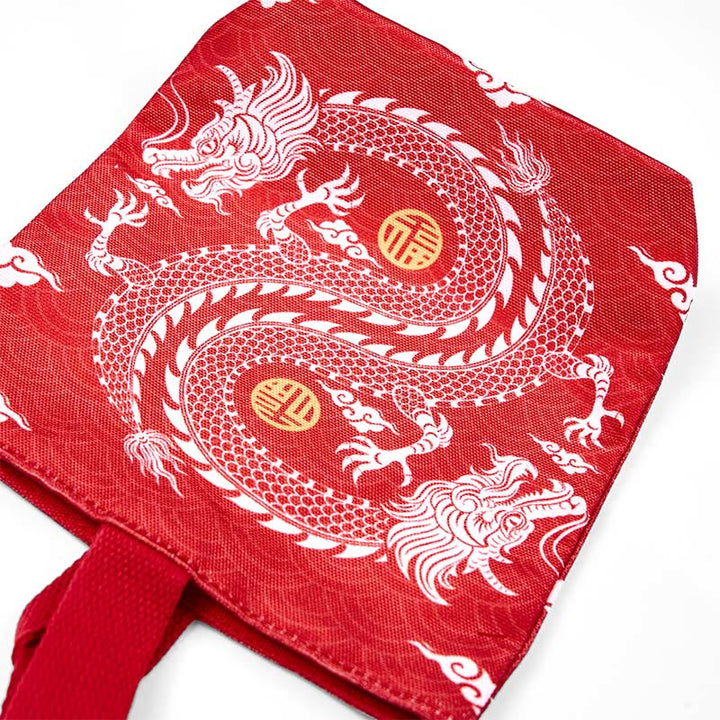 Sac à main en toile avec Buddha Stones et dragon chinois