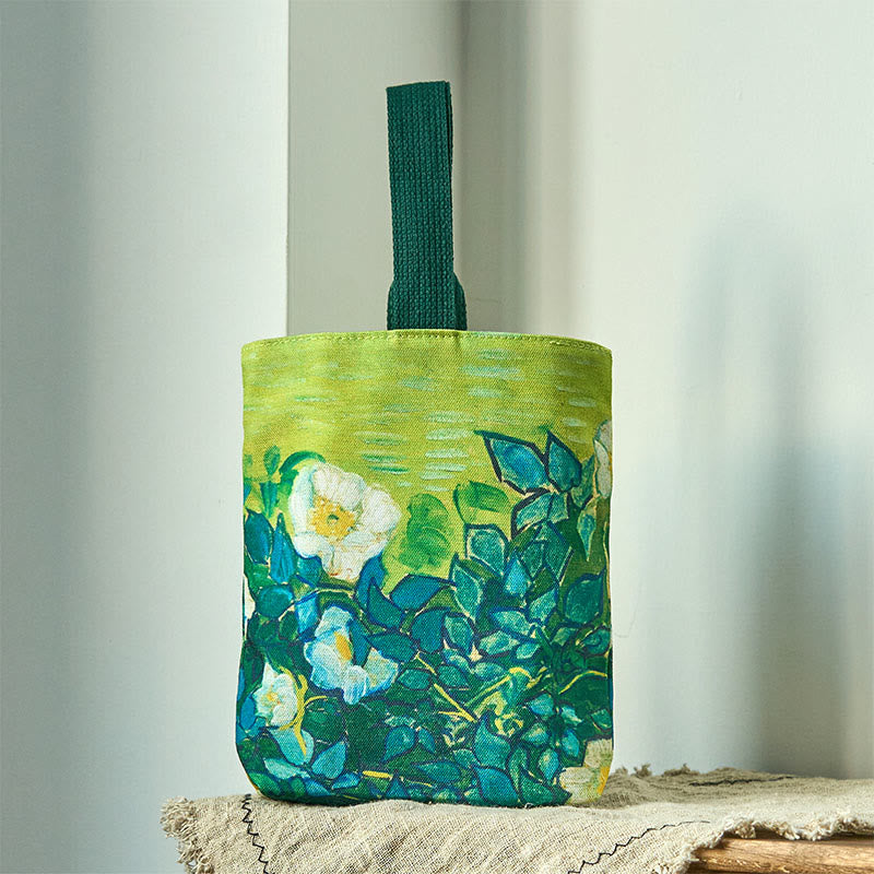 Sac à main en toile avec Buddha Stones