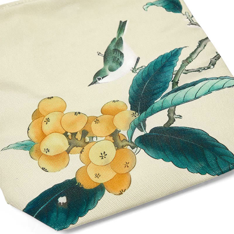 Sac à main en toile Buddha Stones Loquat Bird