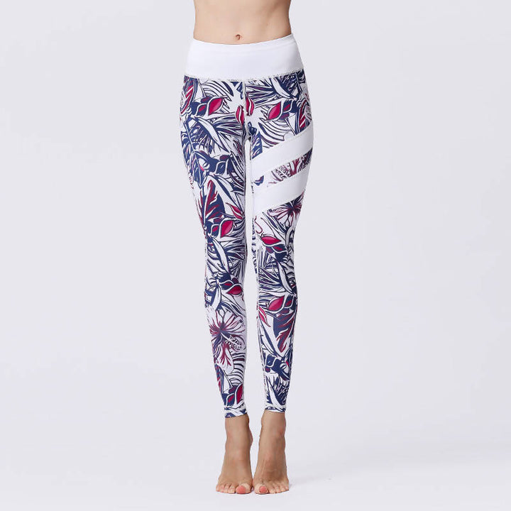 Leggings taille haute pour femme, imprimé Buddha Stones, pétales de fleurs, feuilles, sport, exercice, fitness, yoga - Lavande - US8-10，UK/AU12-14，EU40-42 (XL) - image 47