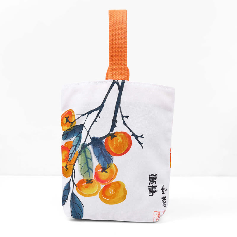 Sac à main en toile Buddha Stones - Kaki 15*8*22cm - image 0