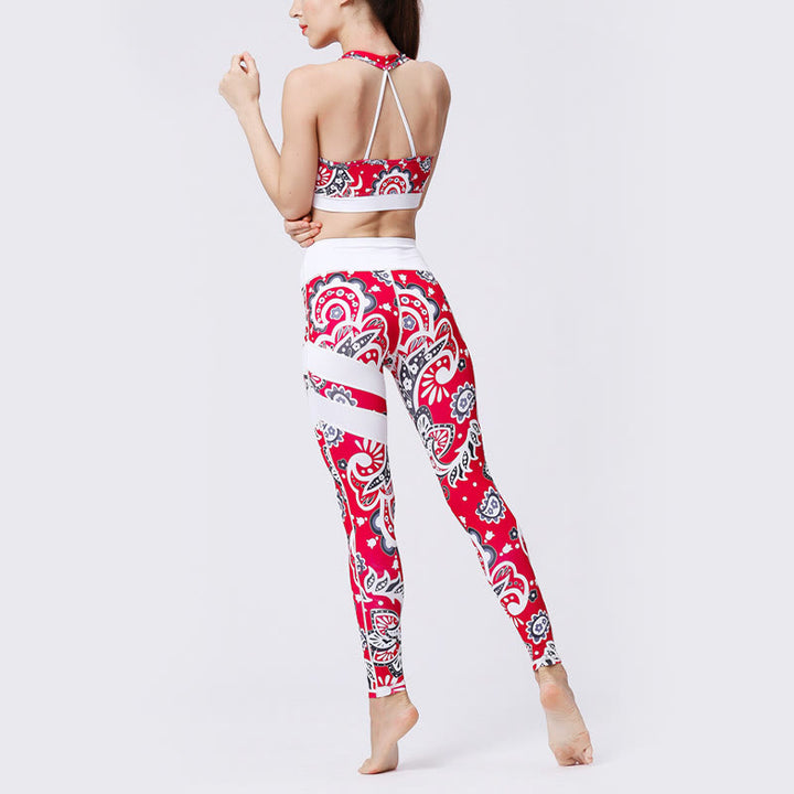 Leggings taille haute pour femme, imprimé Buddha Stones, pétales de fleurs, feuilles, sport, exercice, fitness, yoga - image 39