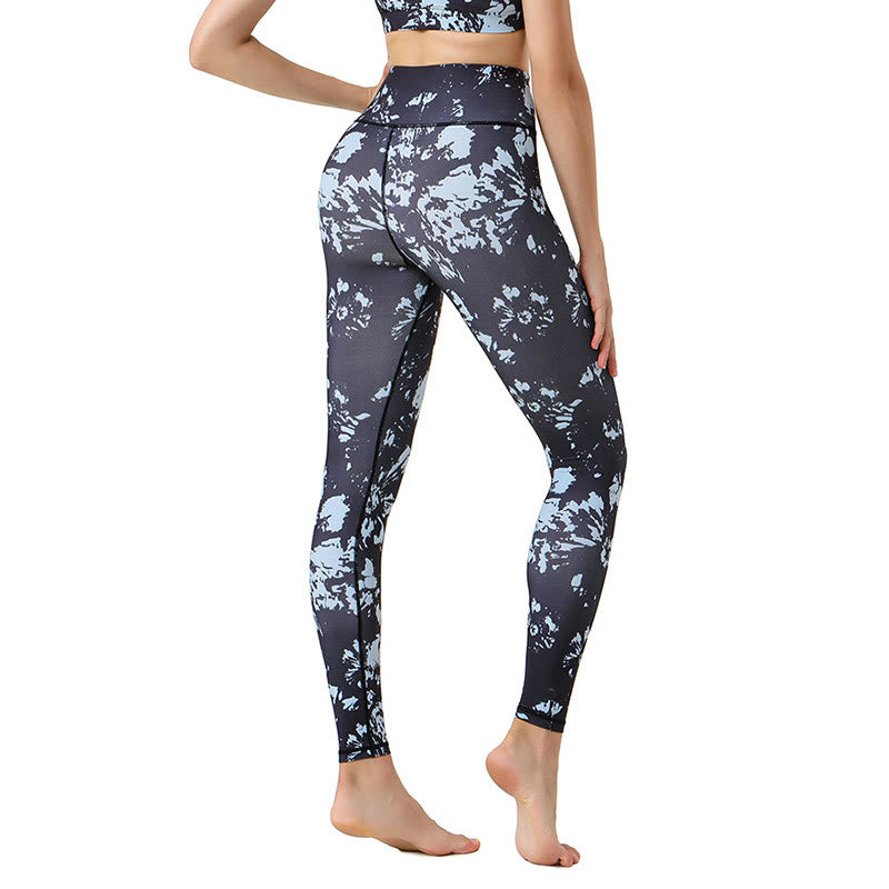 Leggings taille haute pour femme, imprimé feuilles d'érable, Buddha Stones, taches, exercices sportifs, fitness, pantalons de yoga - image 2