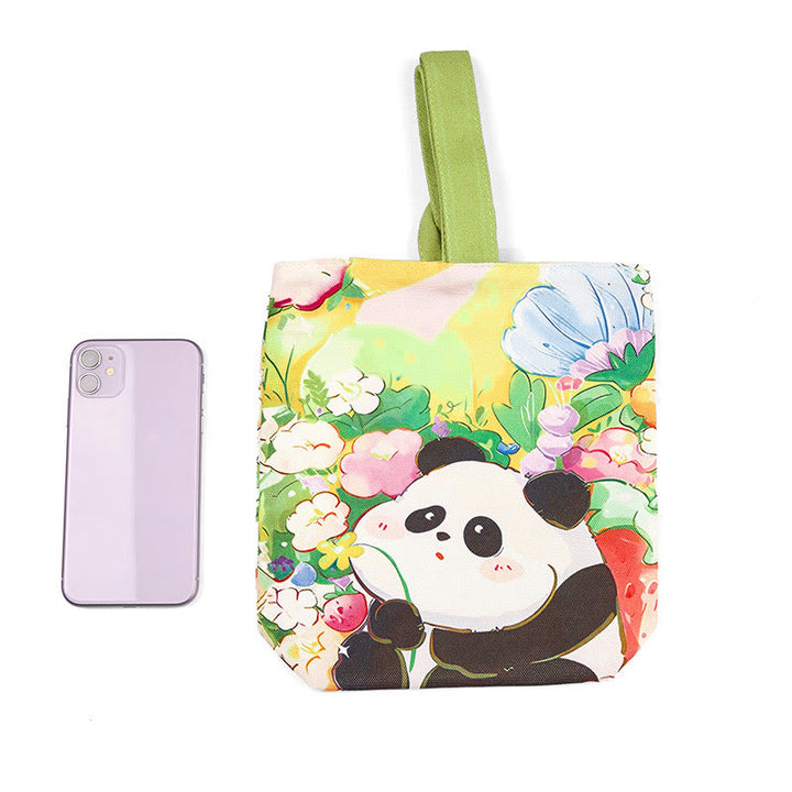 Sac à main en toile Buddha Stones Panda Orchid Loquat - image 4