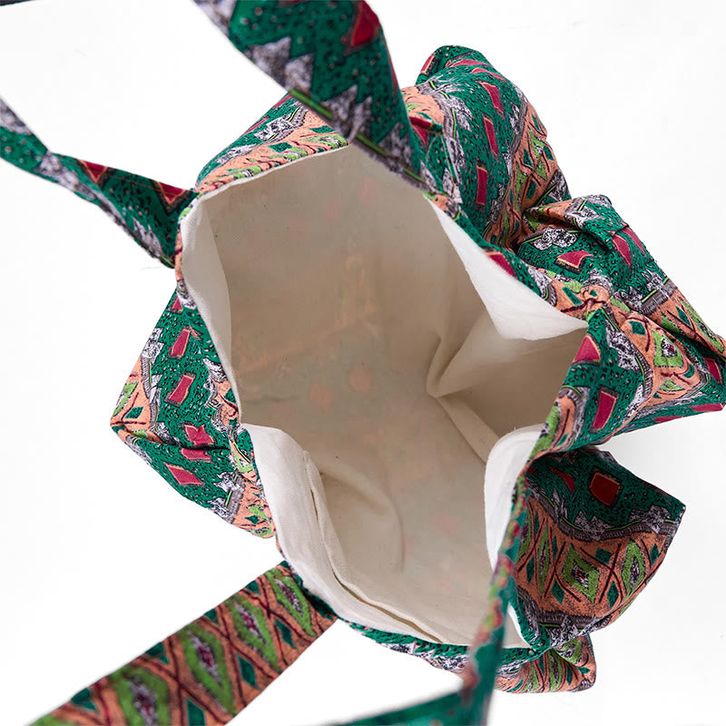 Sac à bandoulière en coton à rayures colorées avec Buddha Stones - image 20