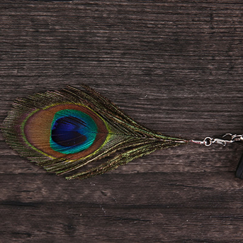 Éventail pliable en bambou avec Buddha Stones , 21,5 cm