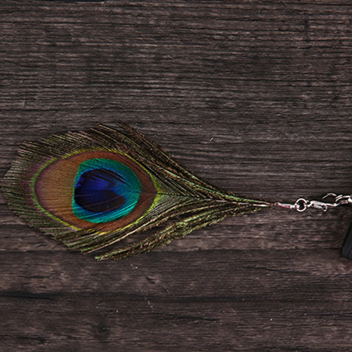 Éventail pliable en bambou avec Buddha Stones , 21,5 cm