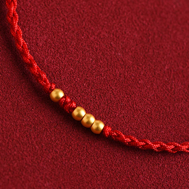 Bracelet de couple tressé avec Buddha Stones - image 4