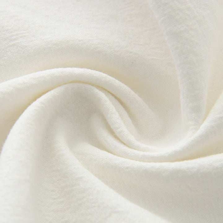 Chemise à manches courtes en coton et lin pour homme, costume chinois à boutons de grenouille , Buddha Stones, vêtements avec poches - image 5