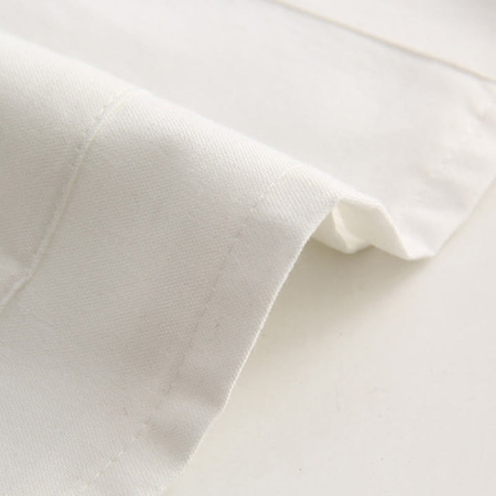 Chemise en coton à manches courtes et poches pour homme avec boutons de grenouille et Buddha Stones - image 7