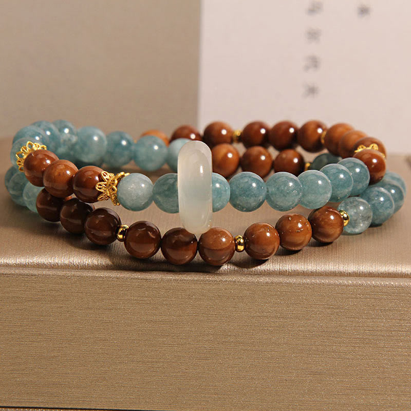 Bracelet de chance et de richesse en jade de graines de Kuka Buddha Stones