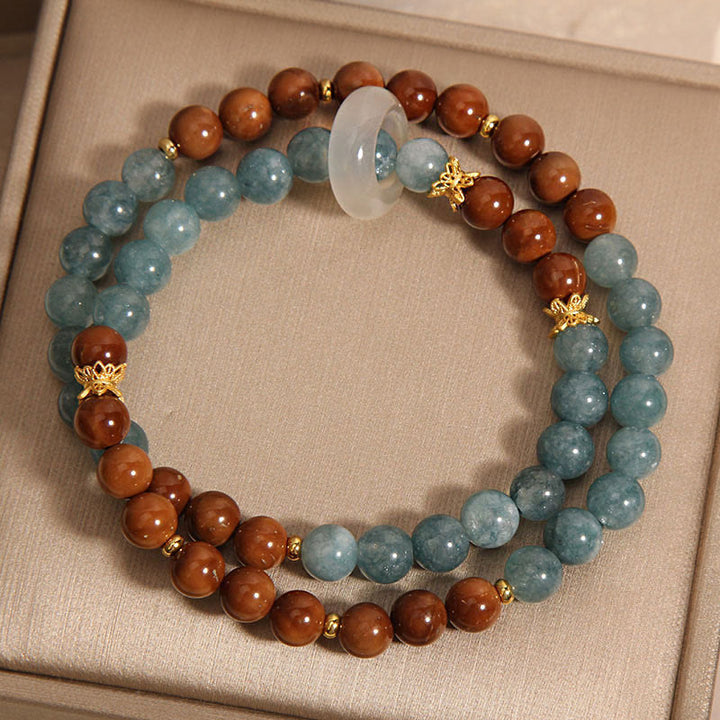 Bracelet de chance et de richesse en jade de graines de Kuka Buddha Stones