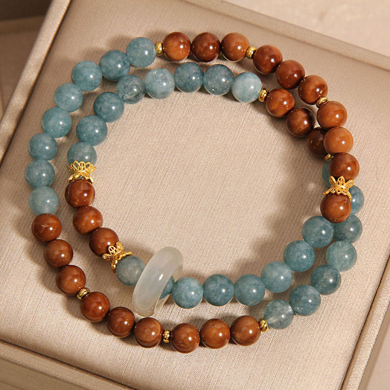Bracelet de chance et de richesse en jade de graines de Kuka Buddha Stones