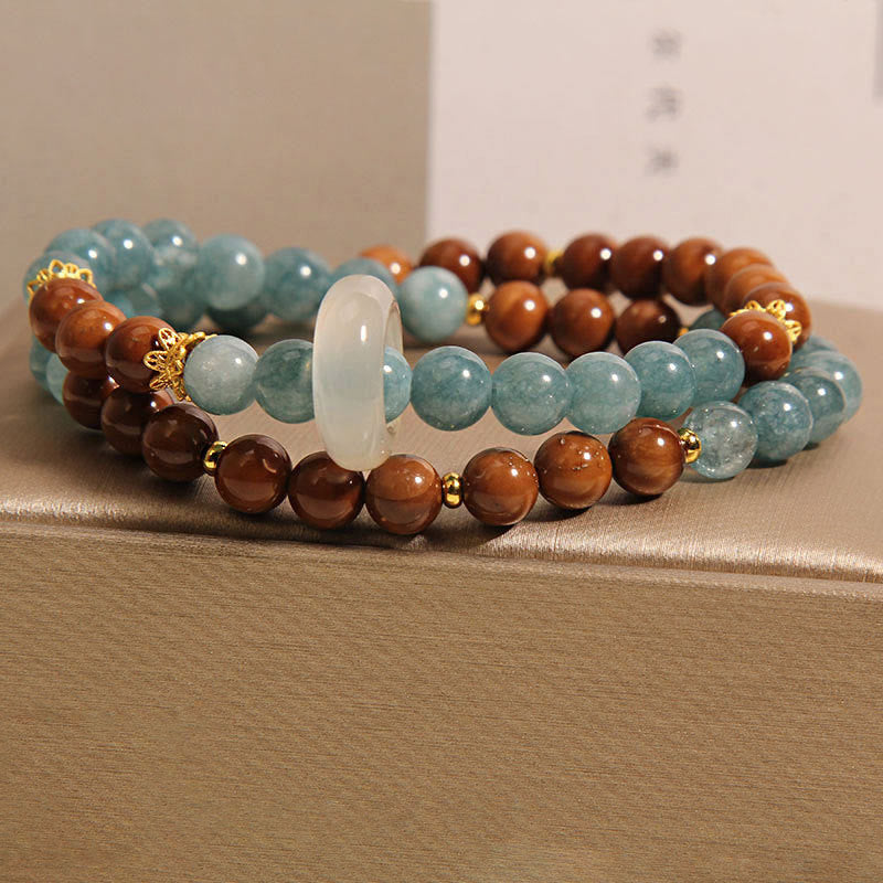 Bracelet de chance et de richesse en jade de graines de Kuka Buddha Stones