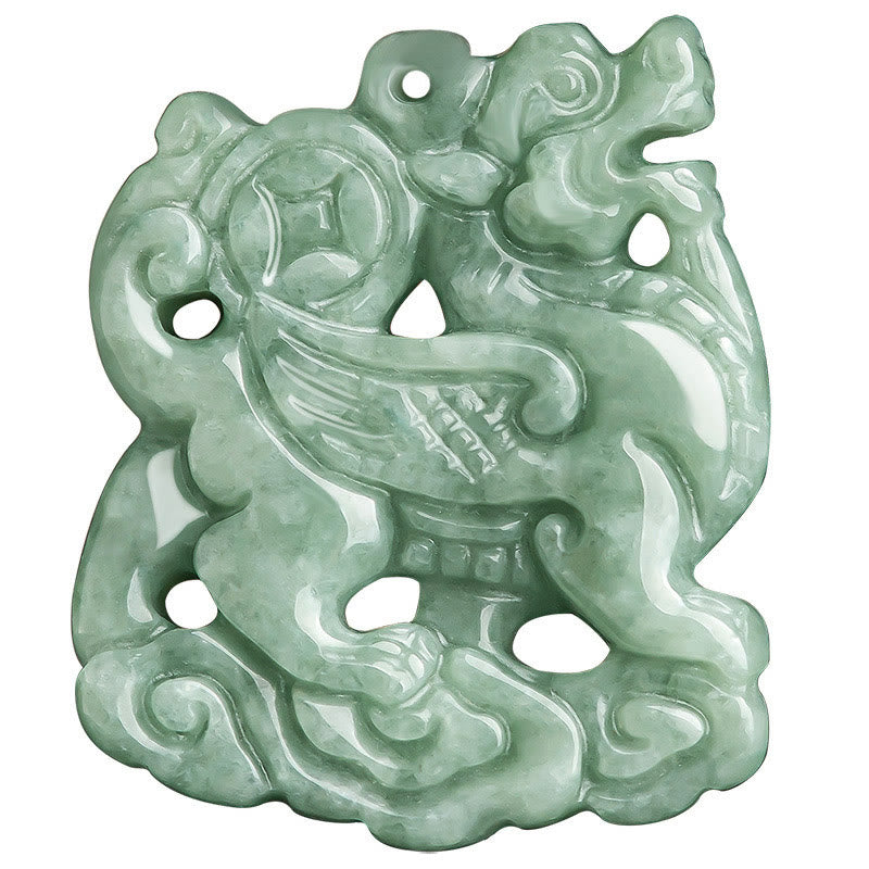 Collier pendentif en jade PiXiu avec Buddha Stones pour la richesse et la chance - image 5