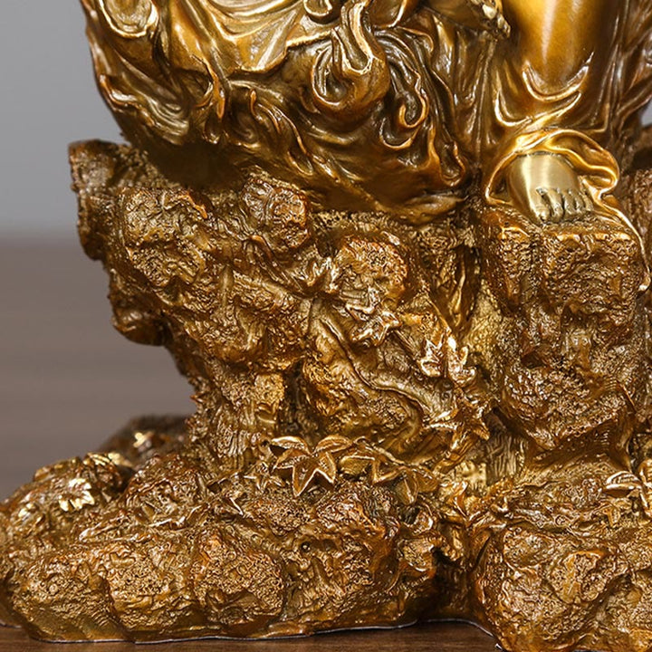 Buddha Stones Figurine de Bouddha Acalanatha Statue de Sérénité en Cuivre Décoration d'Offrande à la Maison - image 8