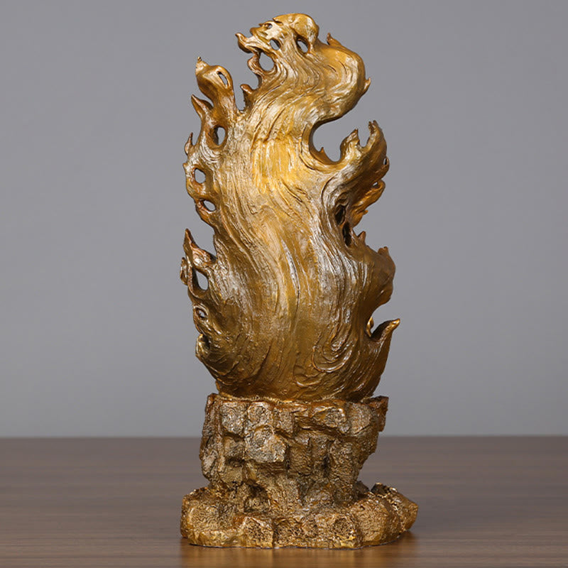 Buddha Stones Figurine de Bouddha Acalanatha Statue de Sérénité en Cuivre Décoration d'Offrande à la Maison - image 2