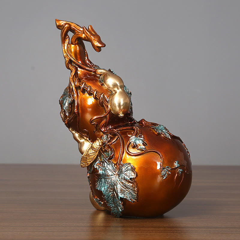 Statue de Buddha Stones en pierre dorée en laiton et cuivre, décoration de bureau pour la maison - image 3