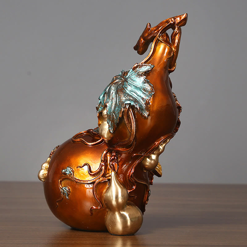 Statue de Buddha Stones en pierre dorée en laiton et cuivre, décoration de bureau pour la maison - image 2