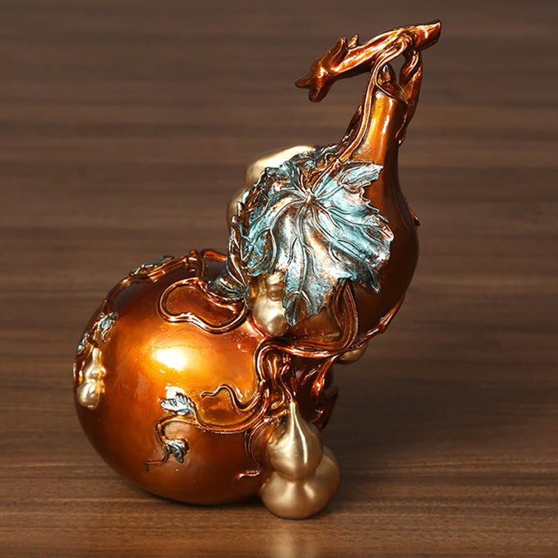 Statue de Buddha Stones en pierre dorée en laiton et cuivre, décoration de bureau pour la maison - image 11