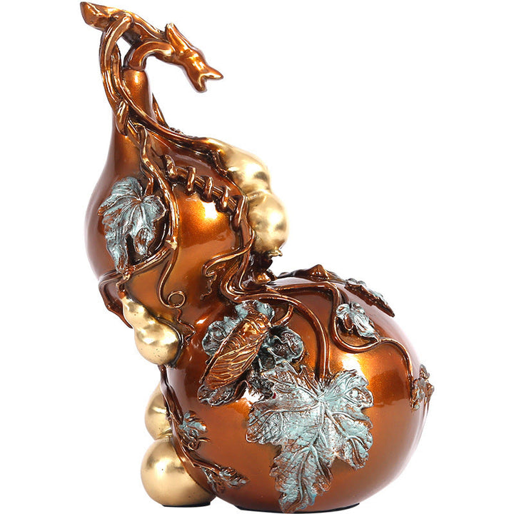 Statue de Buddha Stones en pierre dorée en laiton et cuivre, décoration de bureau pour la maison - image 14