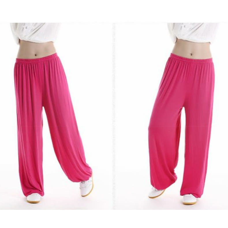 Pantalon d'été unisexe en modal avec taille élastique et pierres de Buddha Stones pour la pratique du Tai Chi et du Qigong - image 31