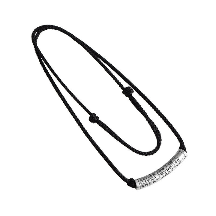 Buddha Stones en argent sterling 999 avec six mots vrais du Sutra du cœur - image 24