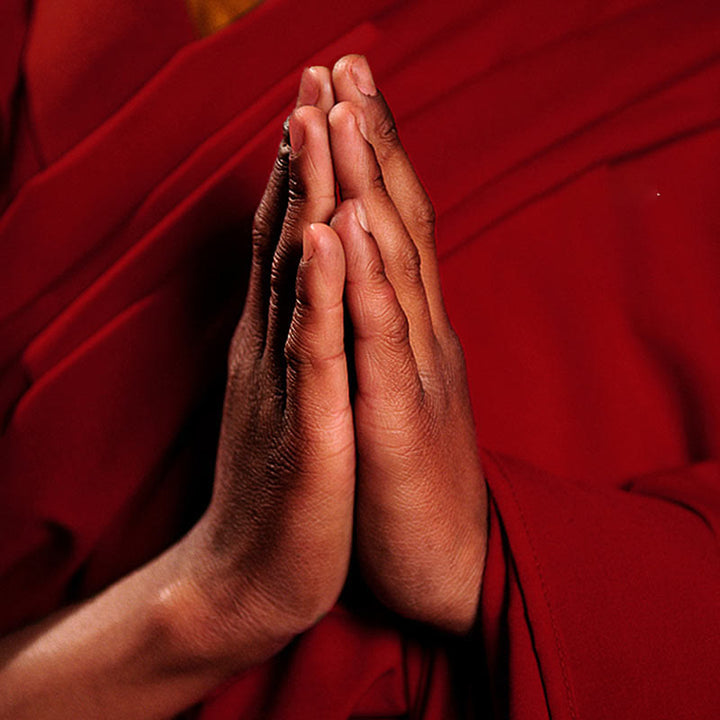 Buddha Stones en argent sterling 999 avec six mots vrais du Sutra du cœur - image 29