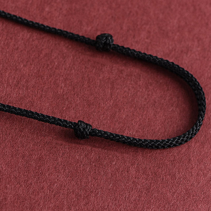 Buddha Stones en argent sterling 999 avec six mots vrais du Sutra du cœur - image 23