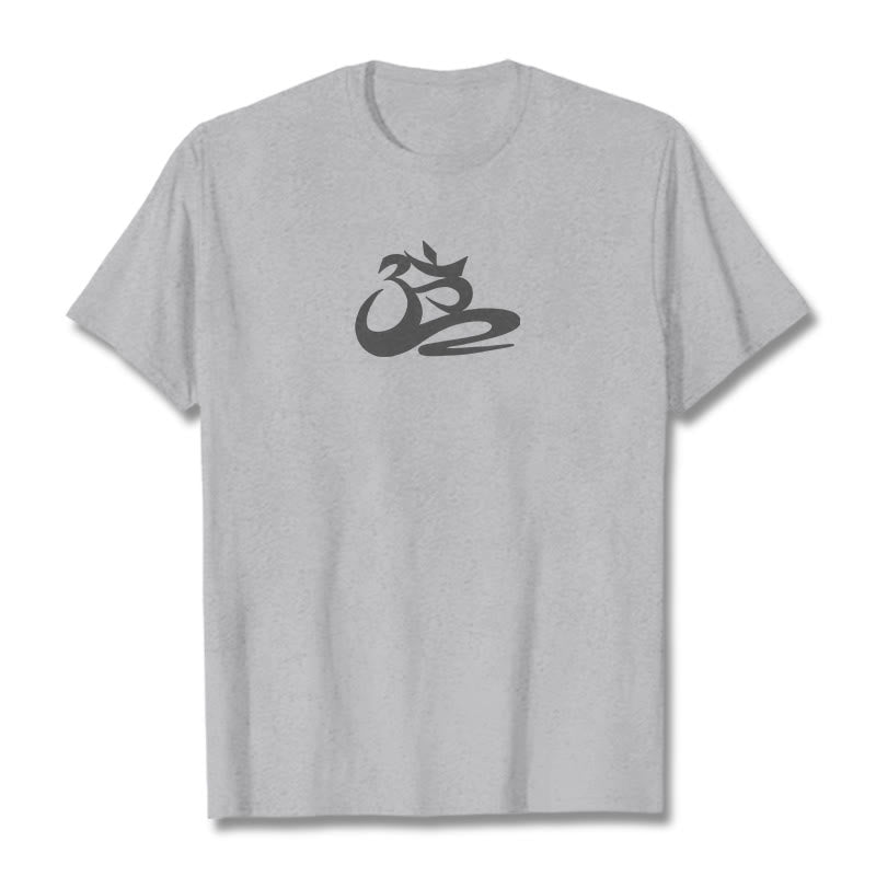 T-shirt Buddha Stones OM - Gris clair - 2XL - image 19