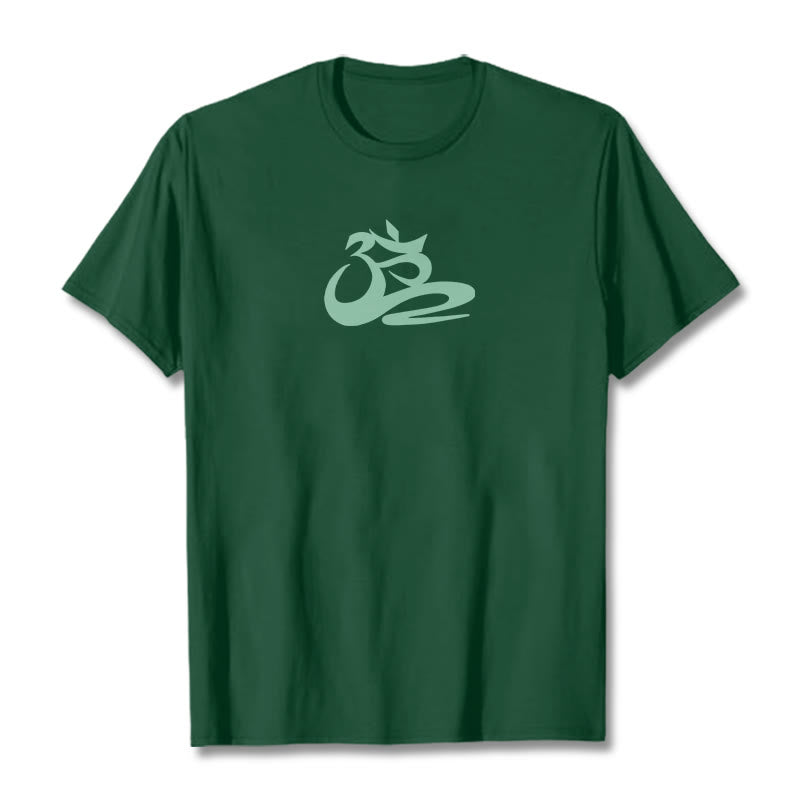 T-shirt Buddha Stones OM - Vert forêt - 2XL - image 4