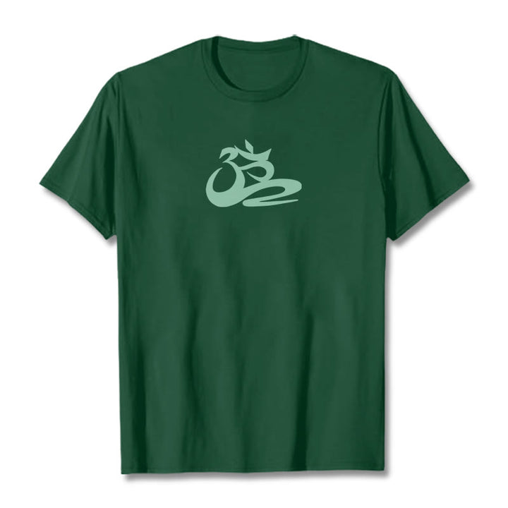 T-shirt Buddha Stones OM - Vert forêt - 2XL - image 4