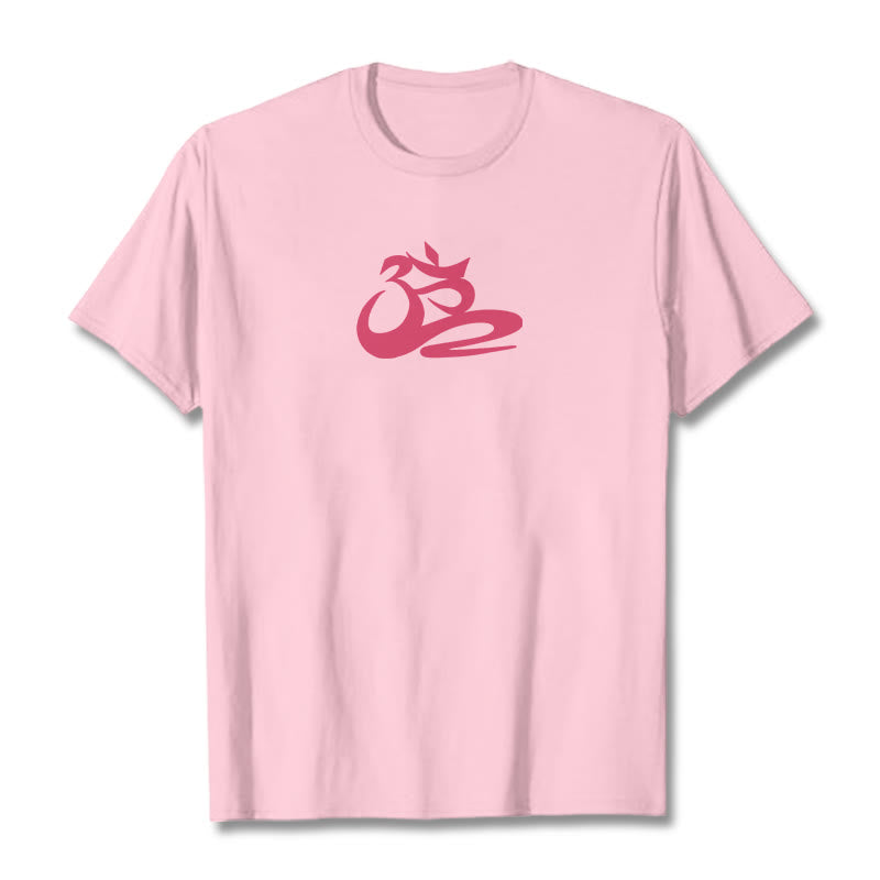 T-shirt Buddha Stones OM - Rose clair - 2XL - image 14