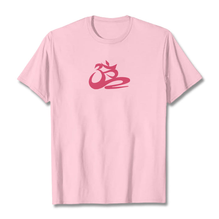 T-shirt Buddha Stones OM - Rose clair - 2XL - image 14
