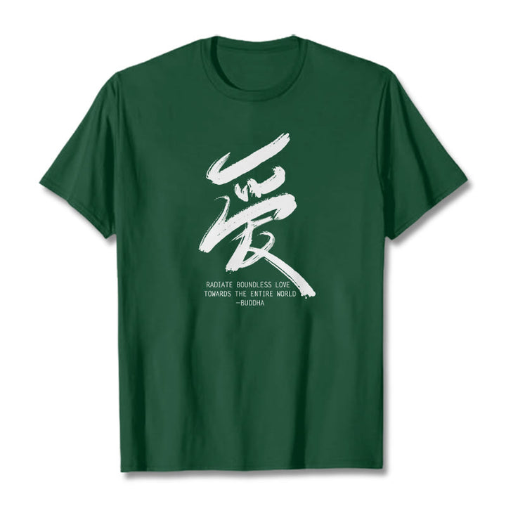 Les Buddha Stones Ai rayonnent un amour sans limite envers le monde entier T-shirt - image 3