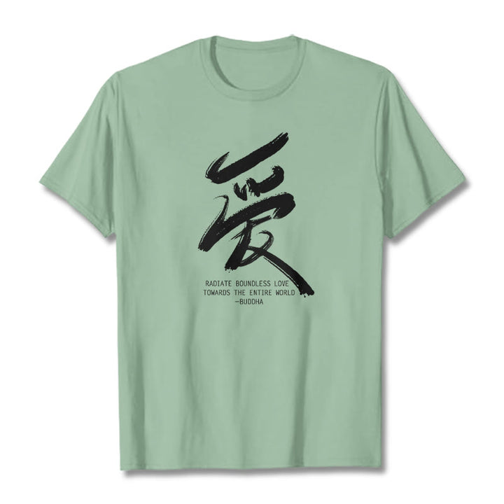 Les Buddha Stones Ai rayonnent un amour sans limite envers le monde entier T-shirt - image 13