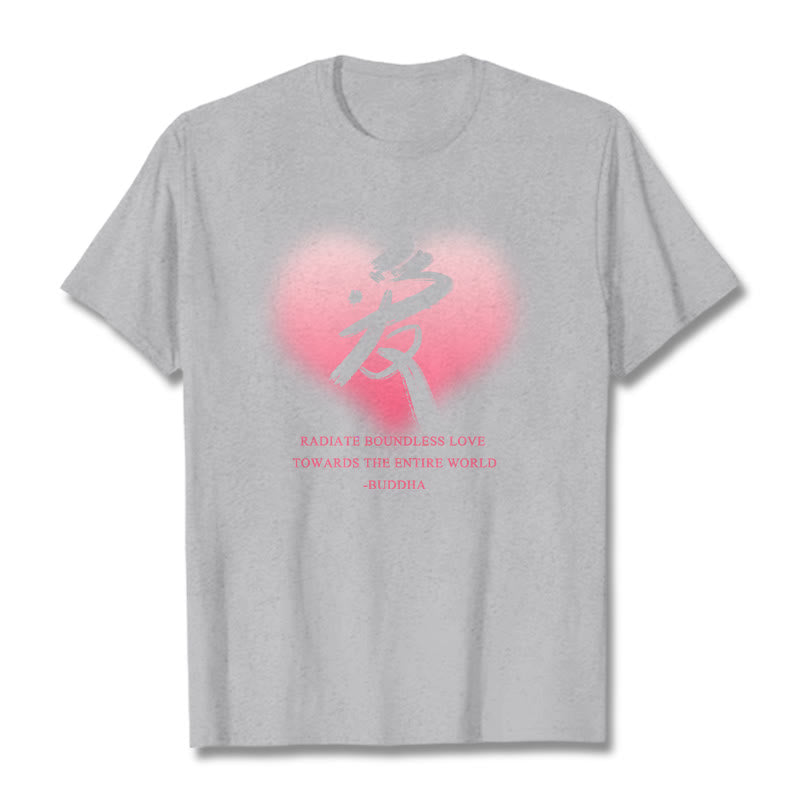 Les Buddha Stones Ai rayonnent un amour sans limite envers le monde entier T-shirt