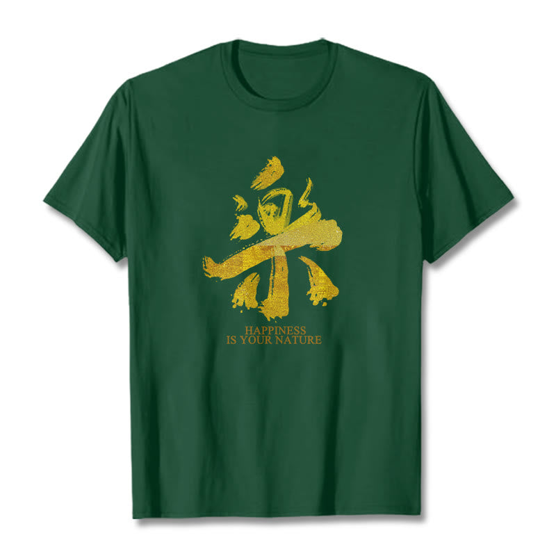 T-shirt Buddha Stones Le bonheur est votre nature