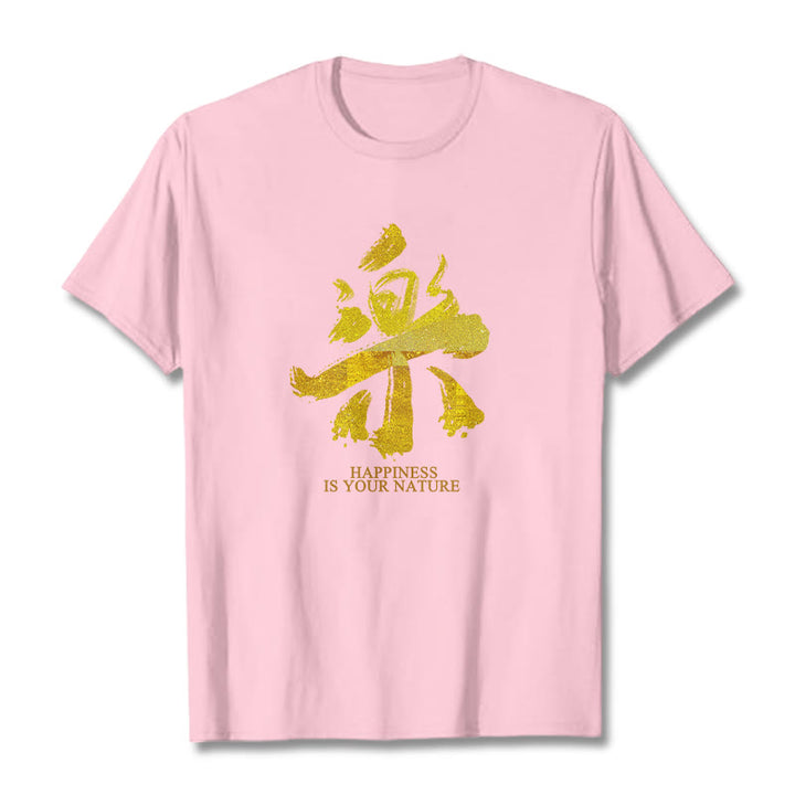 T-shirt Buddha Stones Le bonheur est votre nature