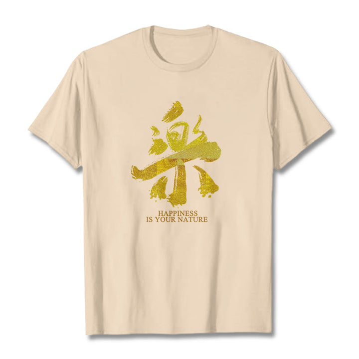 T-shirt Buddha Stones Le bonheur est votre nature