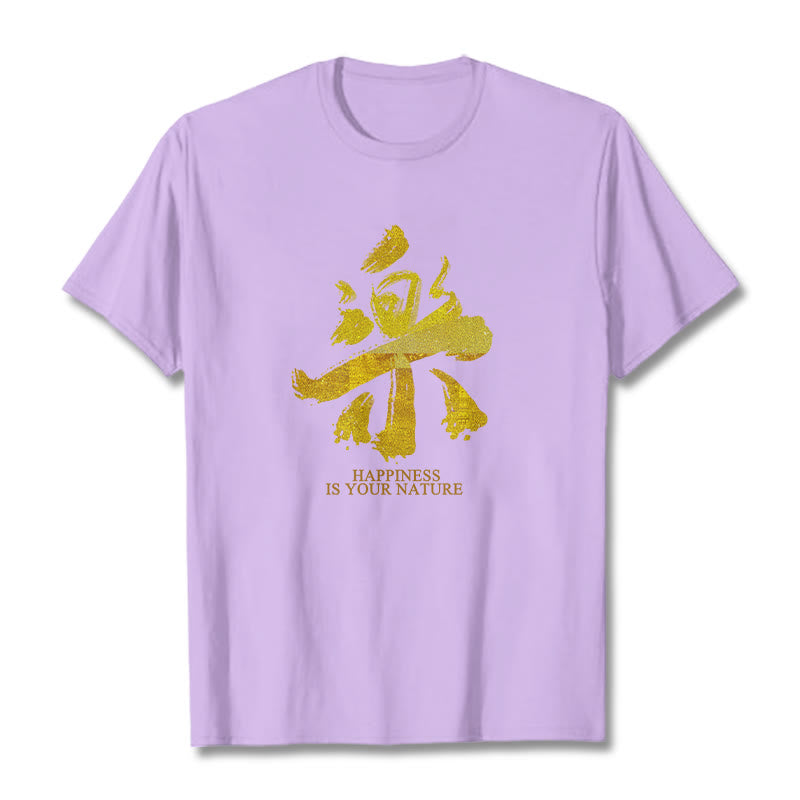 T-shirt Buddha Stones Le bonheur est votre nature