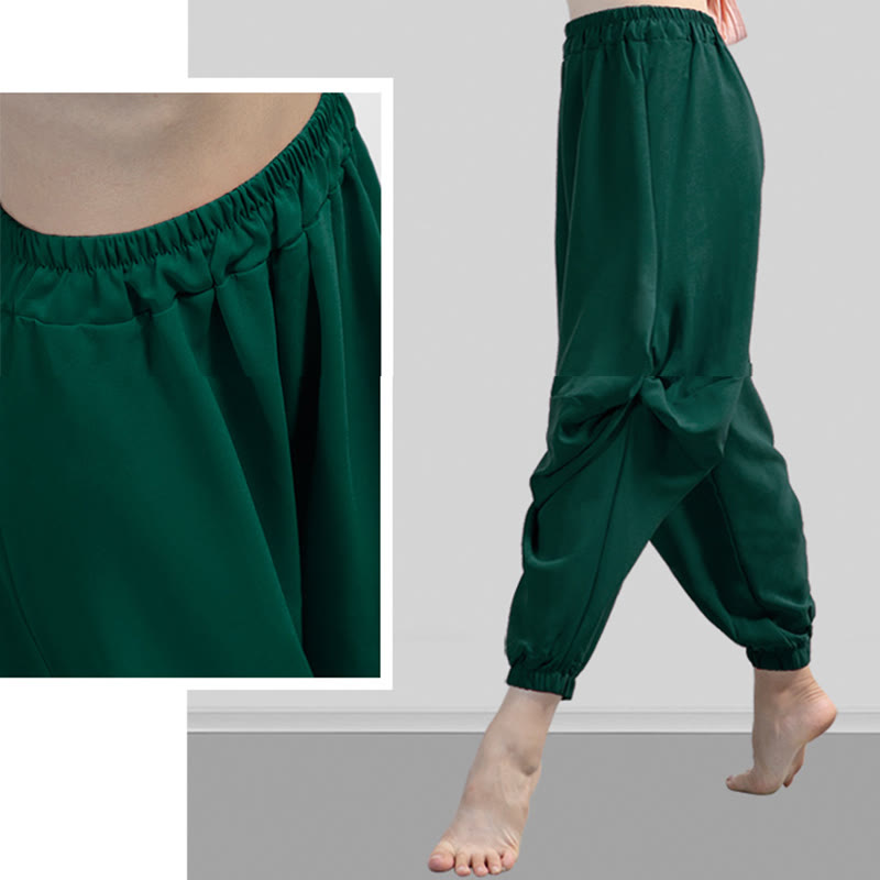 Pantalon de yoga respirant en modal de couleur unie Buddha Stones - image 18