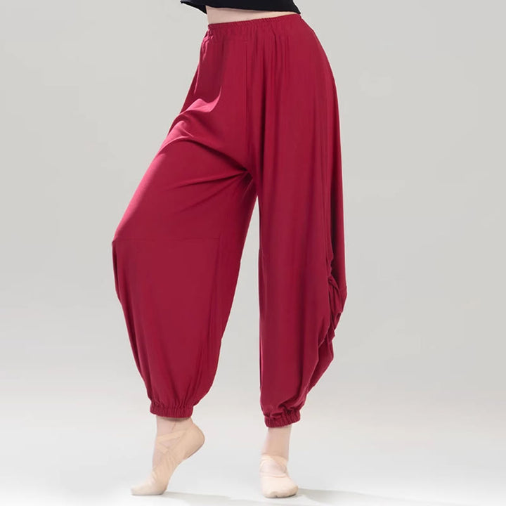 Pantalon de yoga respirant en modal de couleur unie Buddha Stones - image 4