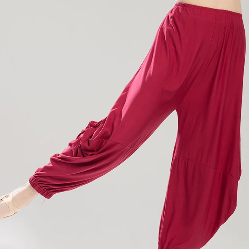 Pantalon de yoga respirant en modal de couleur unie Buddha Stones - image 12