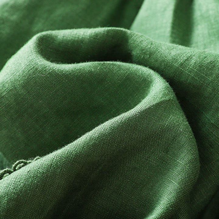 Pantalon sarouel d'été en coton avec cordon de serrage et poches pour femme Buddha Stones - image 15