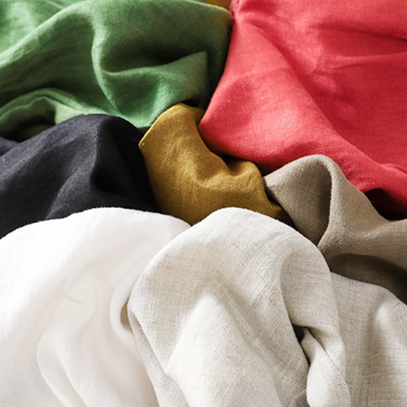 Pantalon sarouel d'été en coton avec cordon de serrage et poches pour femme Buddha Stones - image 2