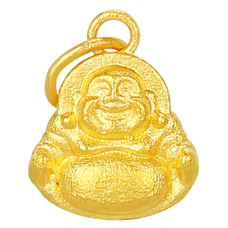 Buddha Stones rieur en or 999 avec mini pierres de Bouddha