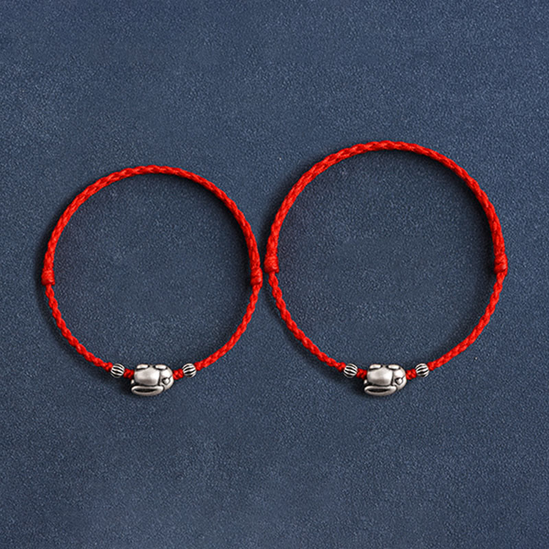 Bracelet de cheville porte-bonheur en argent sterling 999 fait à la main avec Buddha Stones - image 13