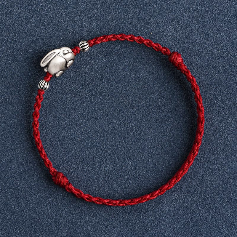 Bracelet de cheville porte-bonheur en argent sterling 999 fait à la main avec Buddha Stones - image 16
