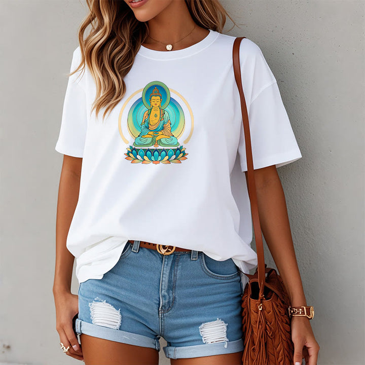 T-shirt Buddha Stones Lotus Bouddha - image 4